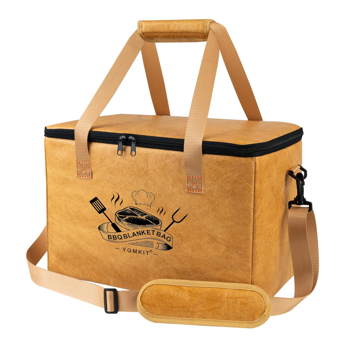 YGMkit BBQ Blanket for Resting Meat, yellow front view