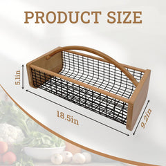 YHAOZE Garden Hod showing ergonomic wooden handle