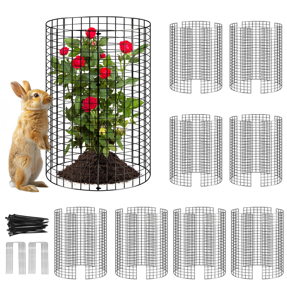 YHLYUZZ 8-Pack Plant Cages green wire mesh panels