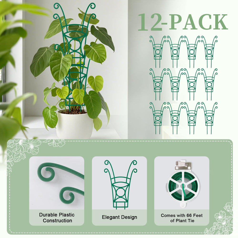 Yhtpouqe plant trellis in a garden setting