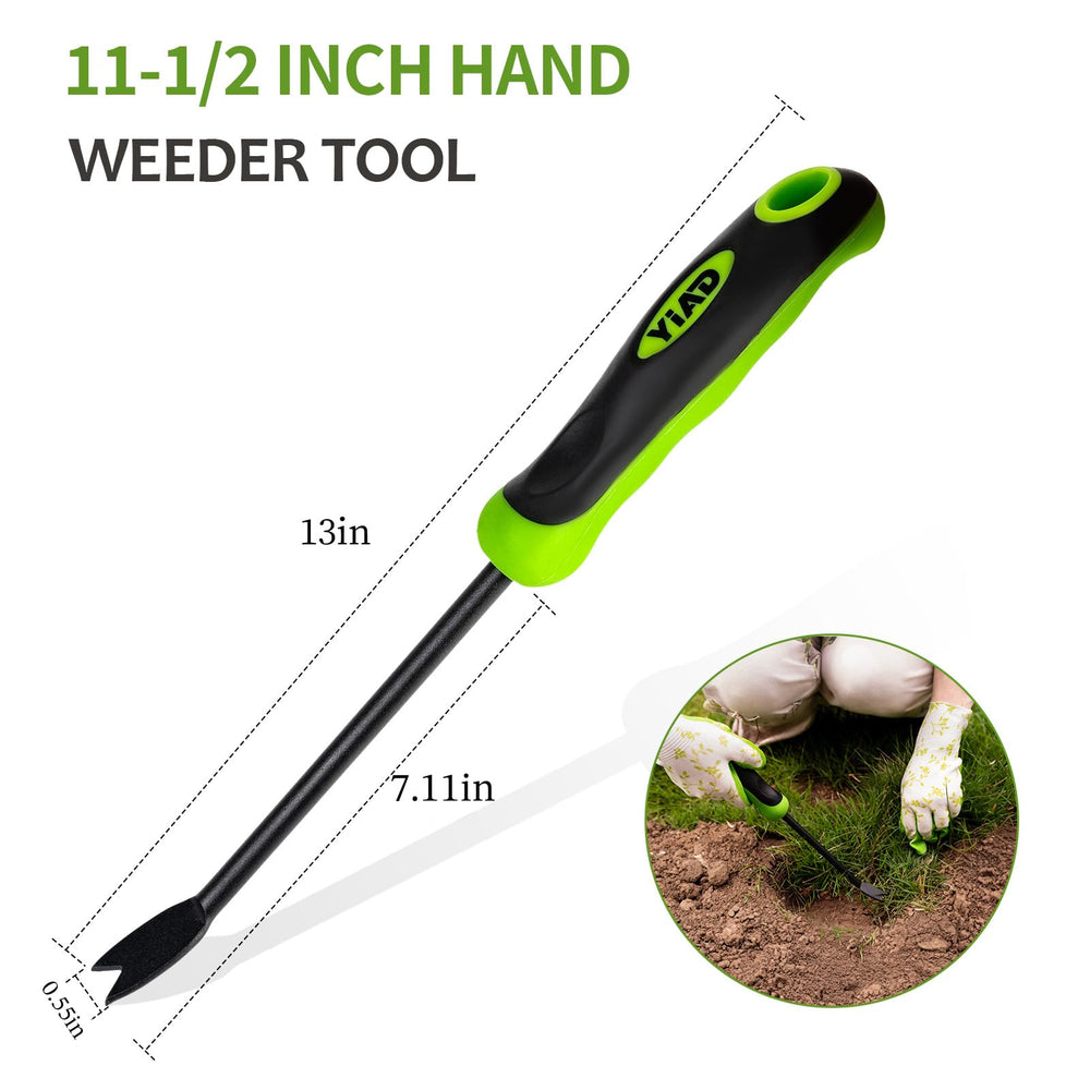 YIAD DRAGON HORSE Hand Weeder Tool side view showing ergonomic grip