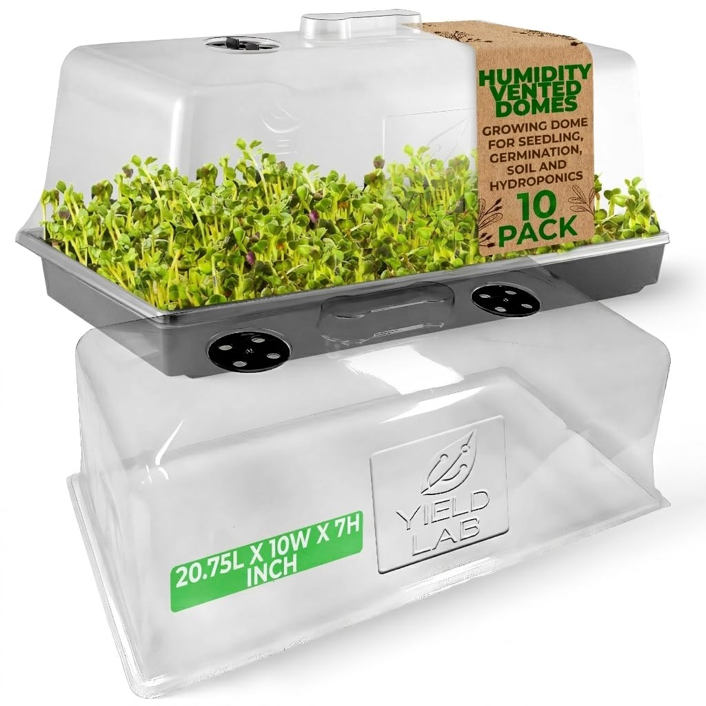 Yield Lab 7 Inch Humidity Vented Propagation Dome front view