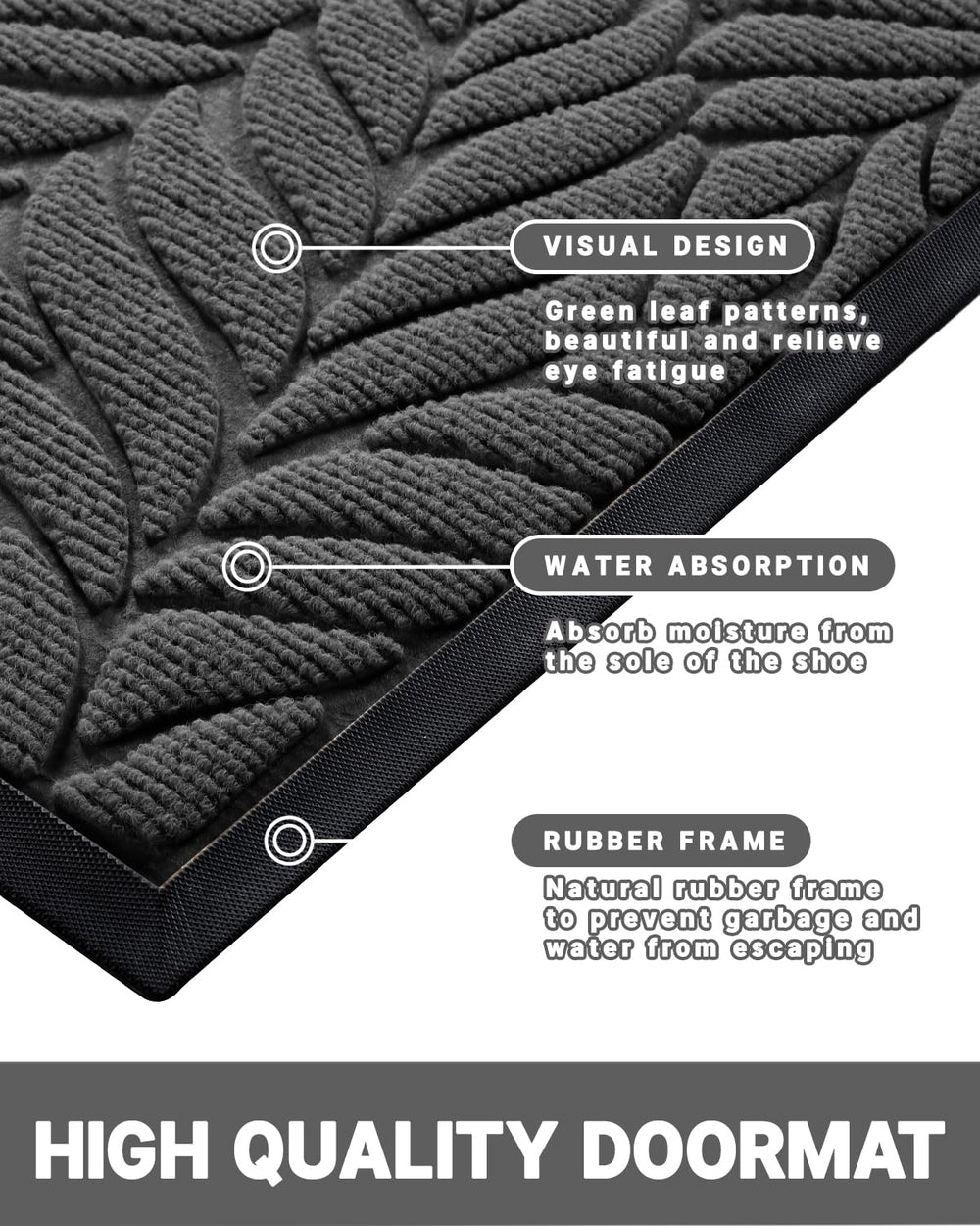 Yimobra Door Mat in outdoor setting