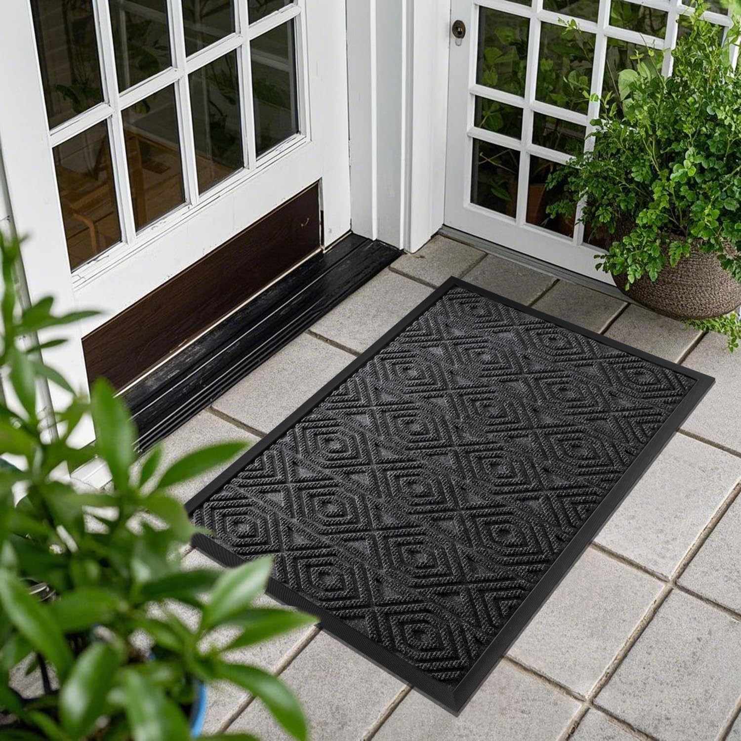 Yimobra Doormat displayed in front of a door