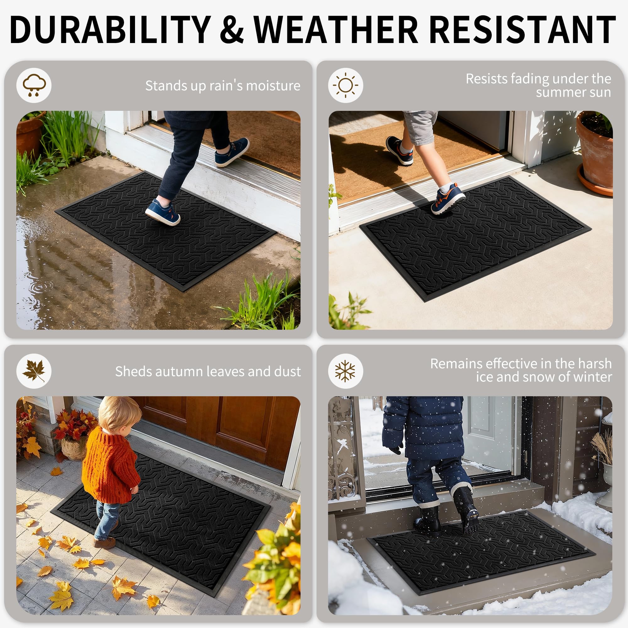 Yimobra doormat placed at front door entrance