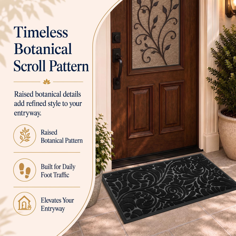 Yimobra doormat showcasing deep groove design