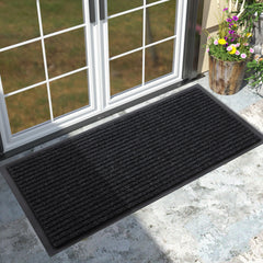Yimobra Front Door Mat outdoor indoor dark grey 47x24 inch