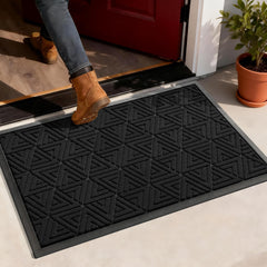Yimobra Indoor Outdoor Mat 29.5x17 inch black front view