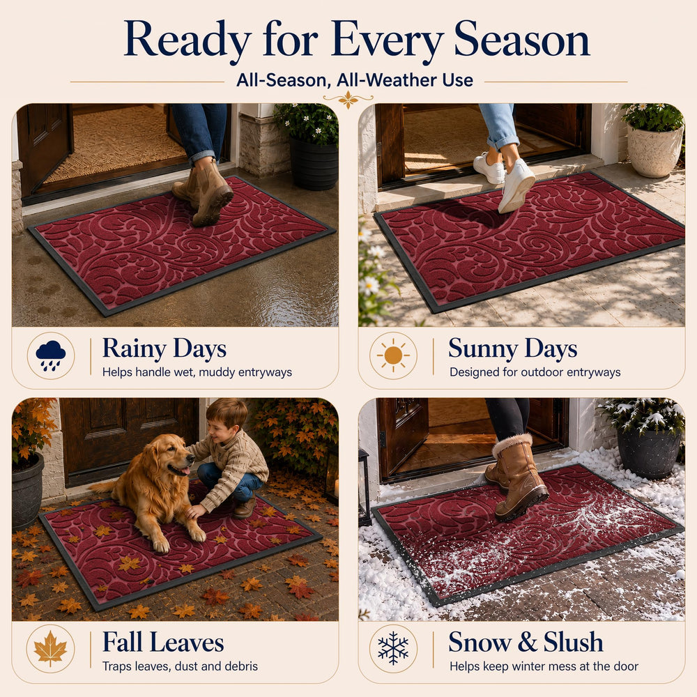 Yimobra Large Door Mat hanging for drying