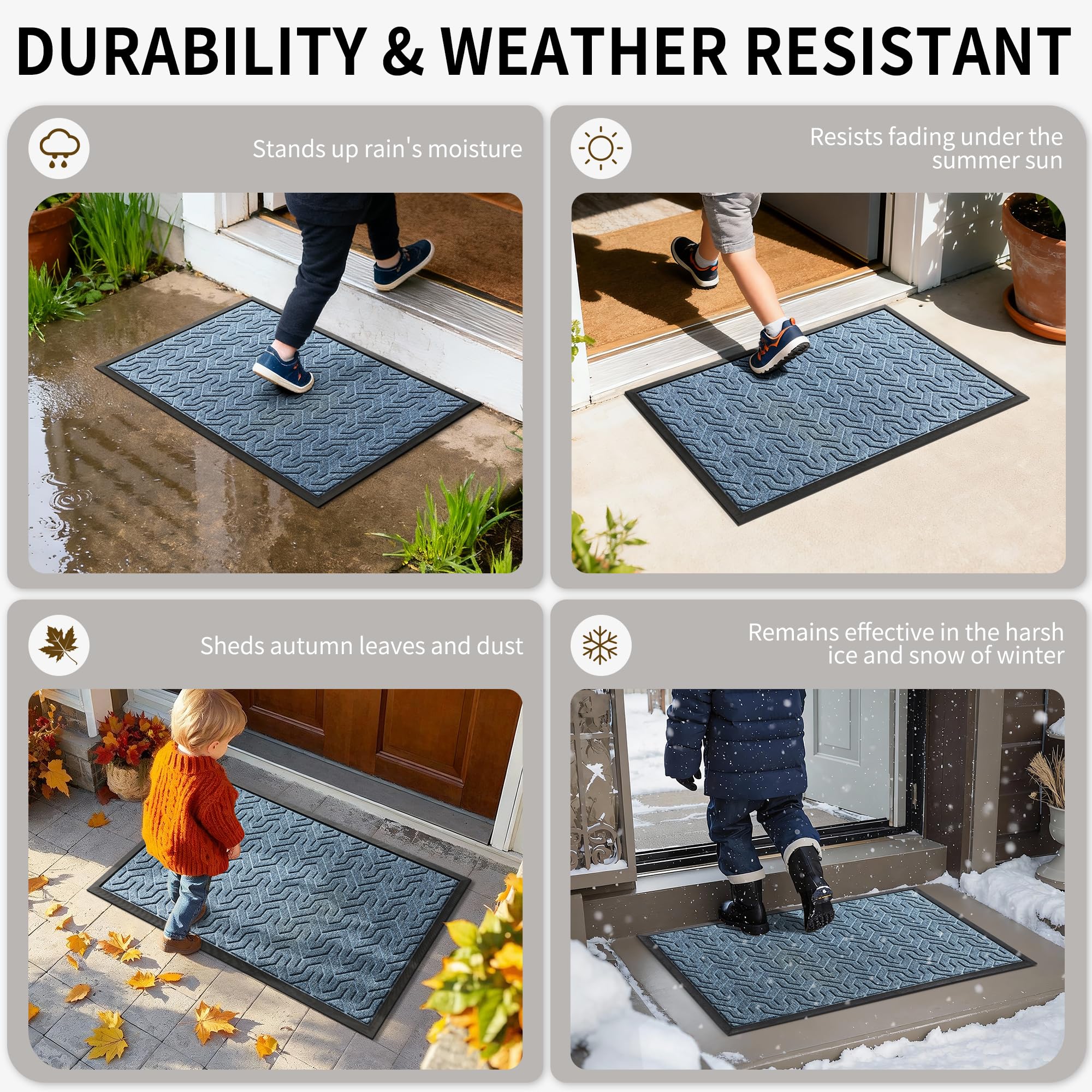 Yimobra mat easy to clean with hose