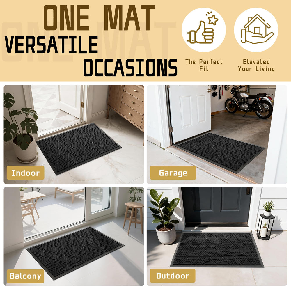 Yimobra mat in a modern home entrance
