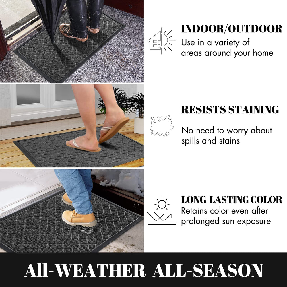 Yimobra mat non-slip rubber backing close-up