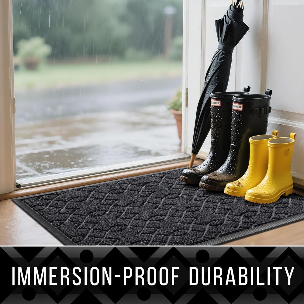 Yimobra Outdoor Mat in outdoor setting at entrance