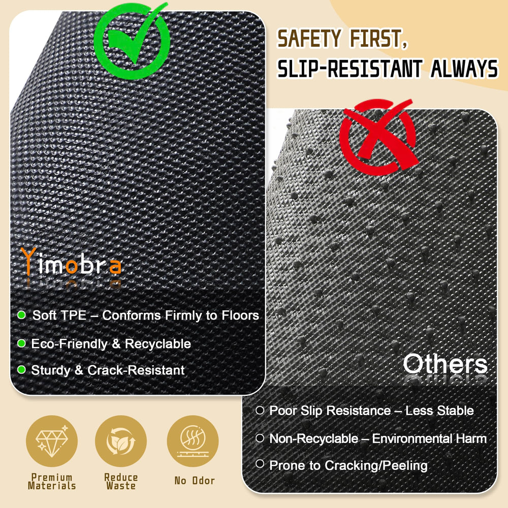 Yimobra outdoor mat rinsing with hose