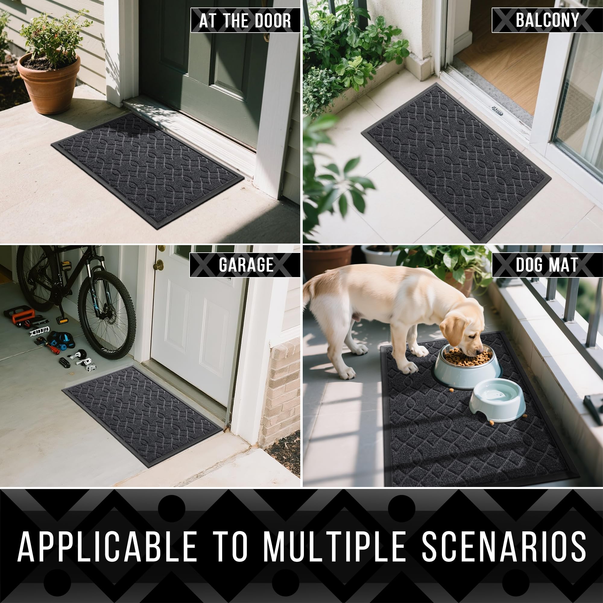 Yimobra Outdoor Mat side view showing material texture