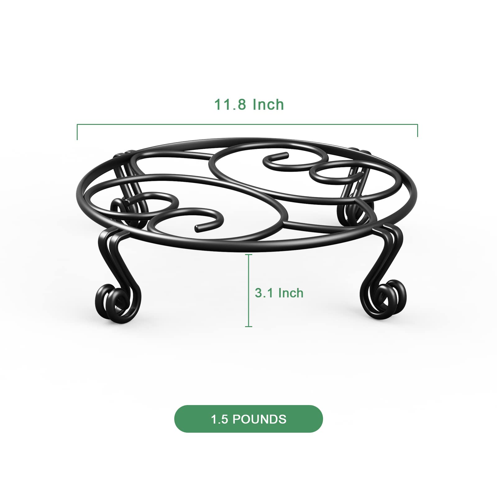 Yimobra plant stand with large potted tree on top