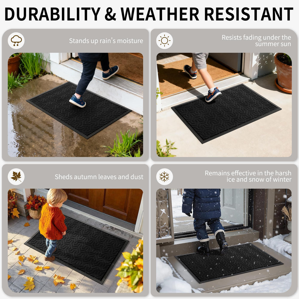 Yimobra waterproof doormat in outdoor setting