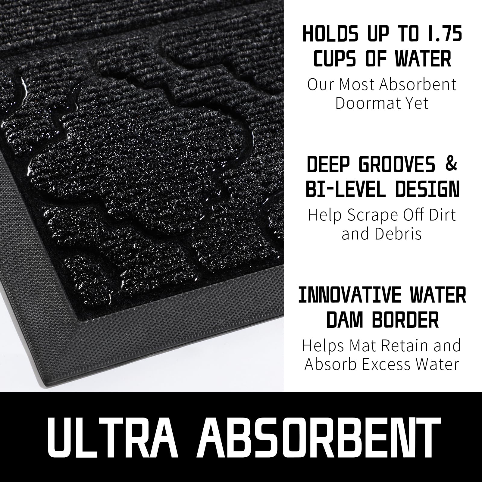 Yimobra Welcome Mat in outdoor setting