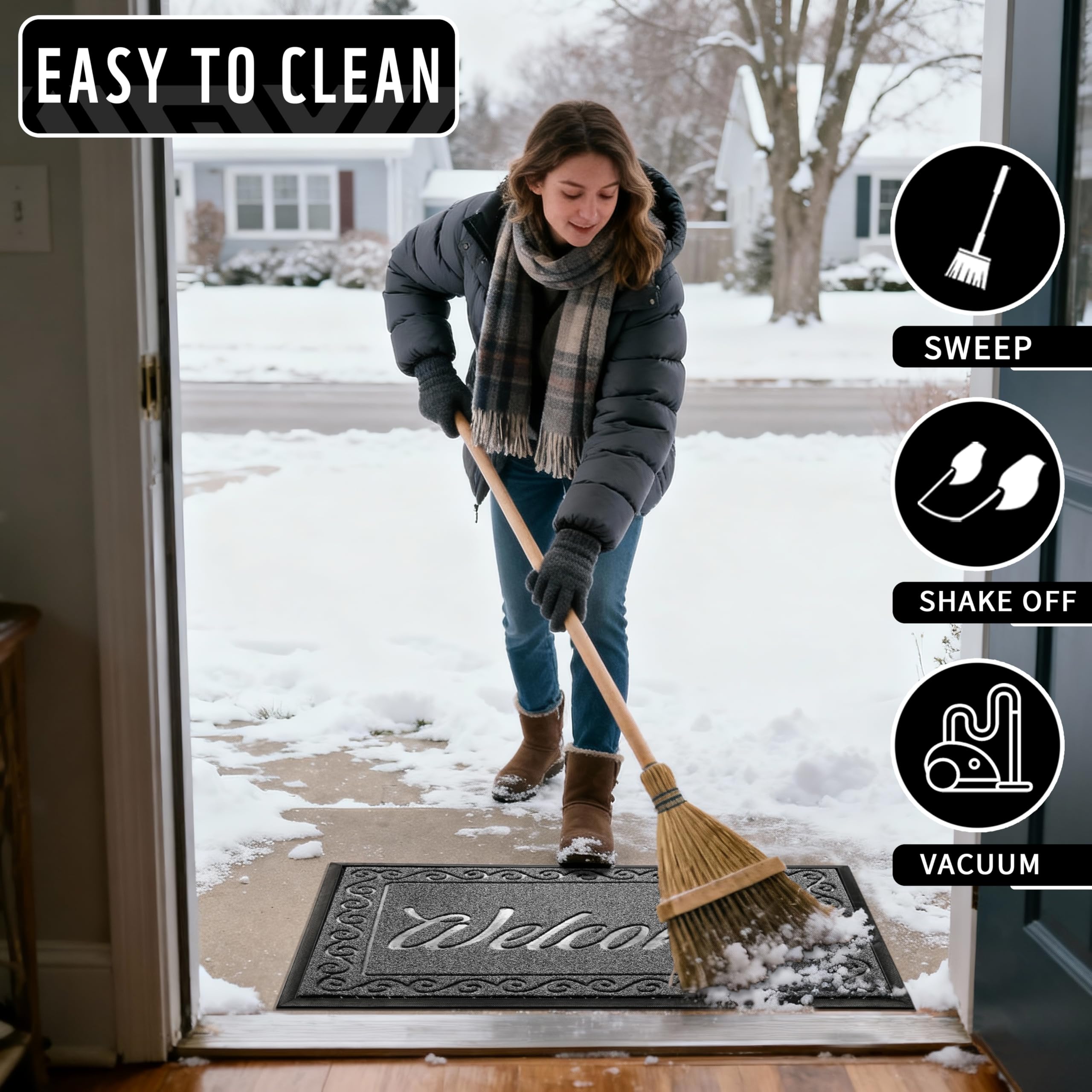 Yimobra Welcome Mat packaging display