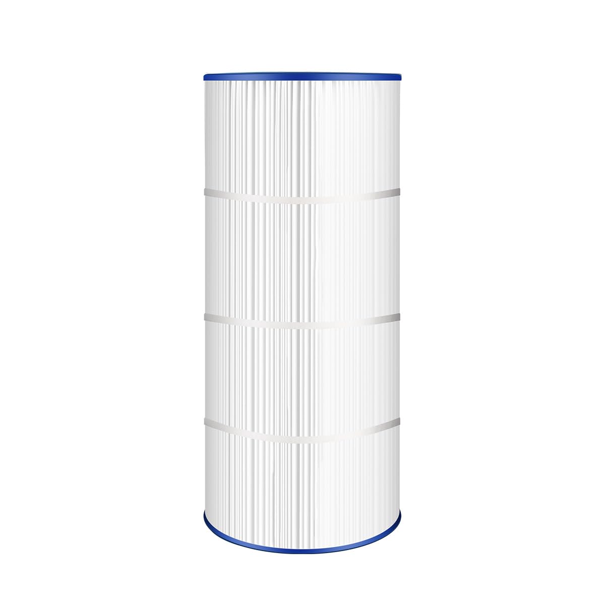 Ying-ti PLF100A Pool Filter front view, blue and white design