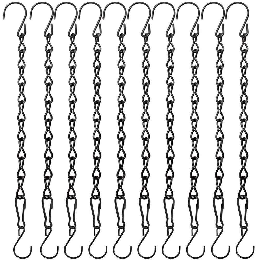 YINGFENG 10 Pack black hanging chains with accessories