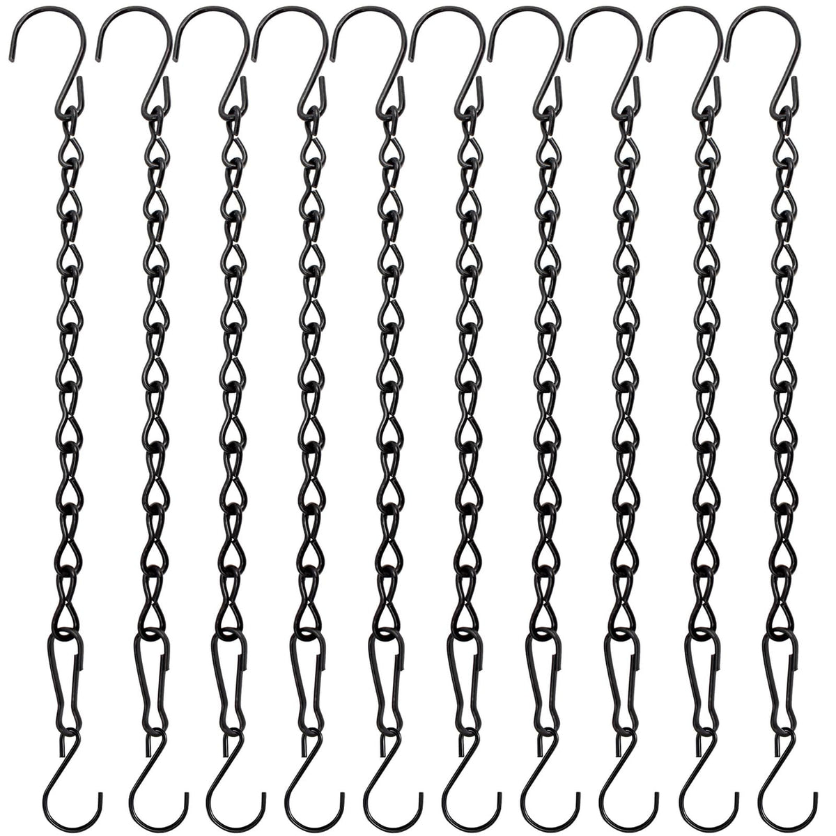 YINGFENG 10 Pack black hanging chains with accessories