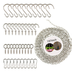 YINGFENG 197 Inch Adjustable Hanging Basket Chain Kit with accessories