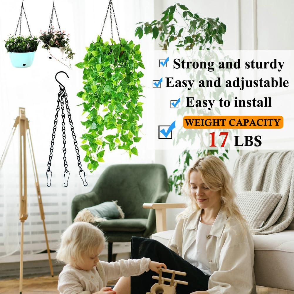 YINGFENG black metal chain with garden lantern hanging