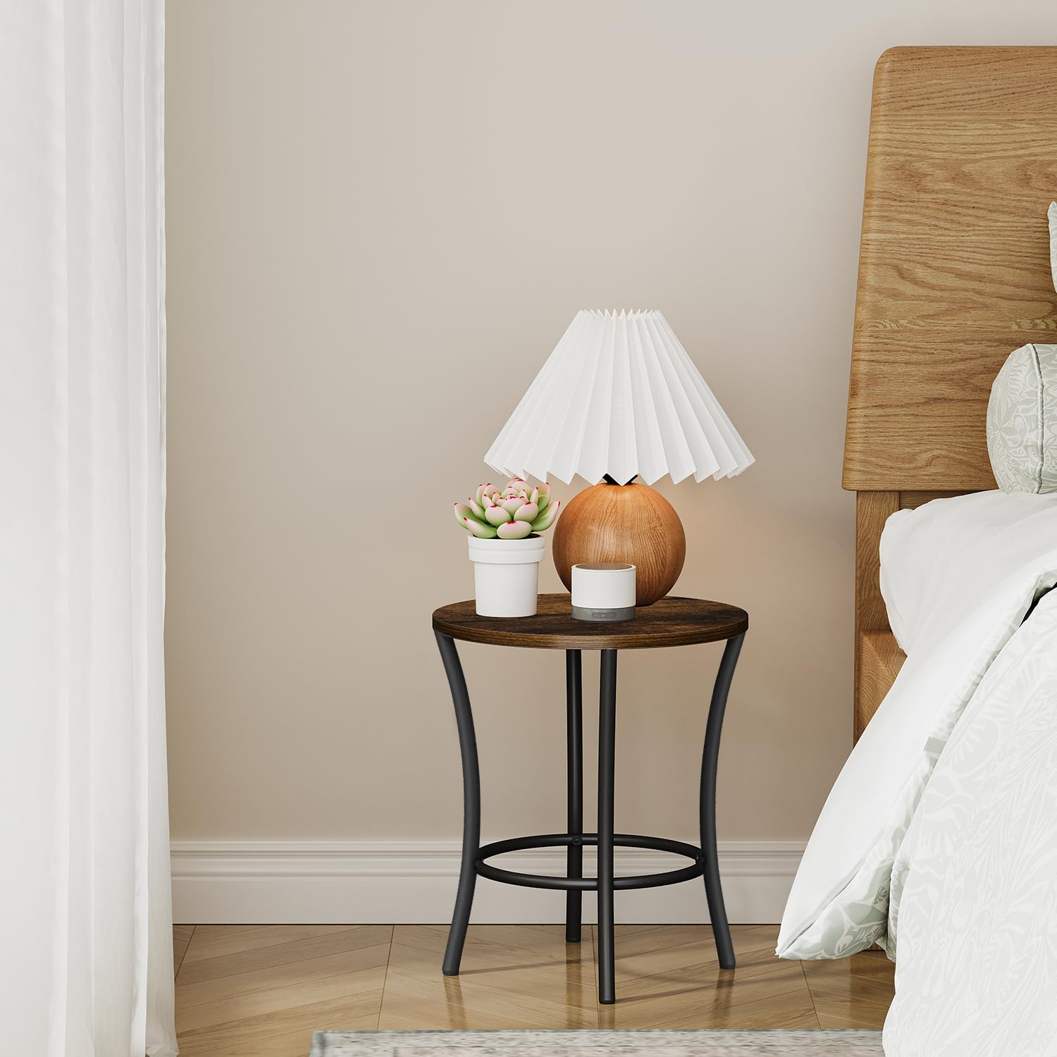 YINMIT Plant Stand with adjustable height feature highlighted