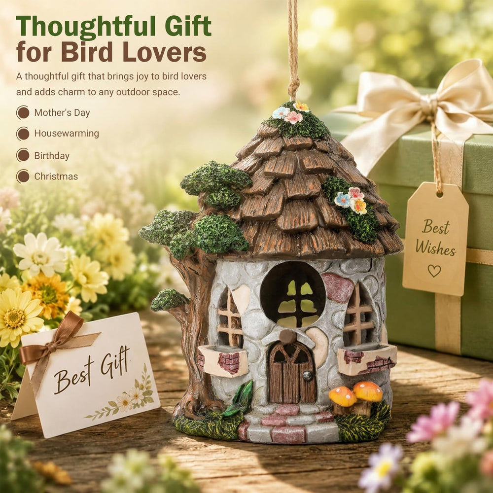 Yinns Resin Bird House dimensions and specifications