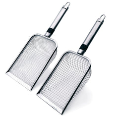 Yiqianhome Soil Sifter front view with stainless steel handle