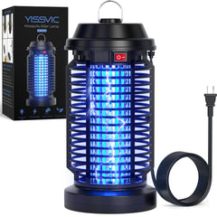 YISSVIC Bug Zapper Outdoor Indoor Black Model Front View