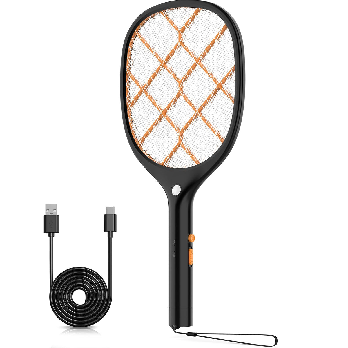YISSVIC Electric Fly Swatter Bug Zapper Racket front view