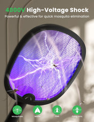 YISSVIC Electric Fly Swatter folded for easy storage