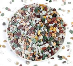 YISZM 2LB colorful gravel pebbles front view