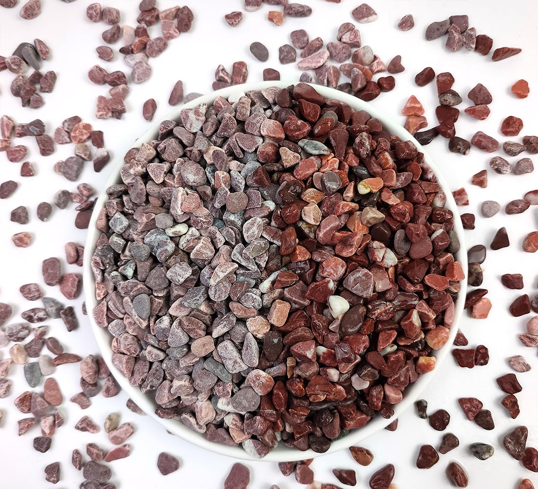 YISZM 2LB red succulent and cactus gravel pebbles front view