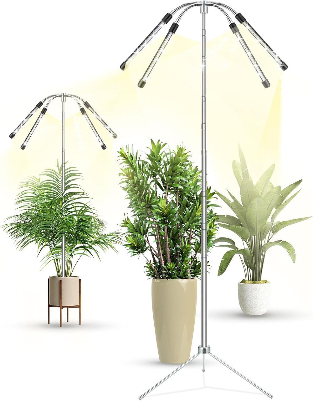 Yiyehu Full Spectrum Grow Light with adjustable tripod