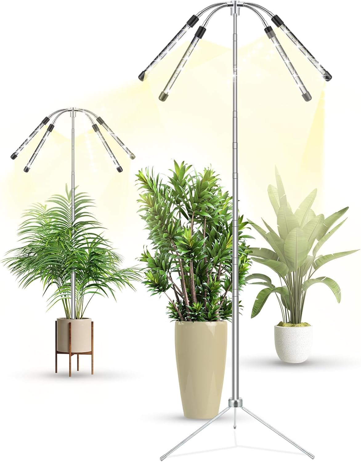Yiyehu Full Spectrum Grow Light with adjustable tripod