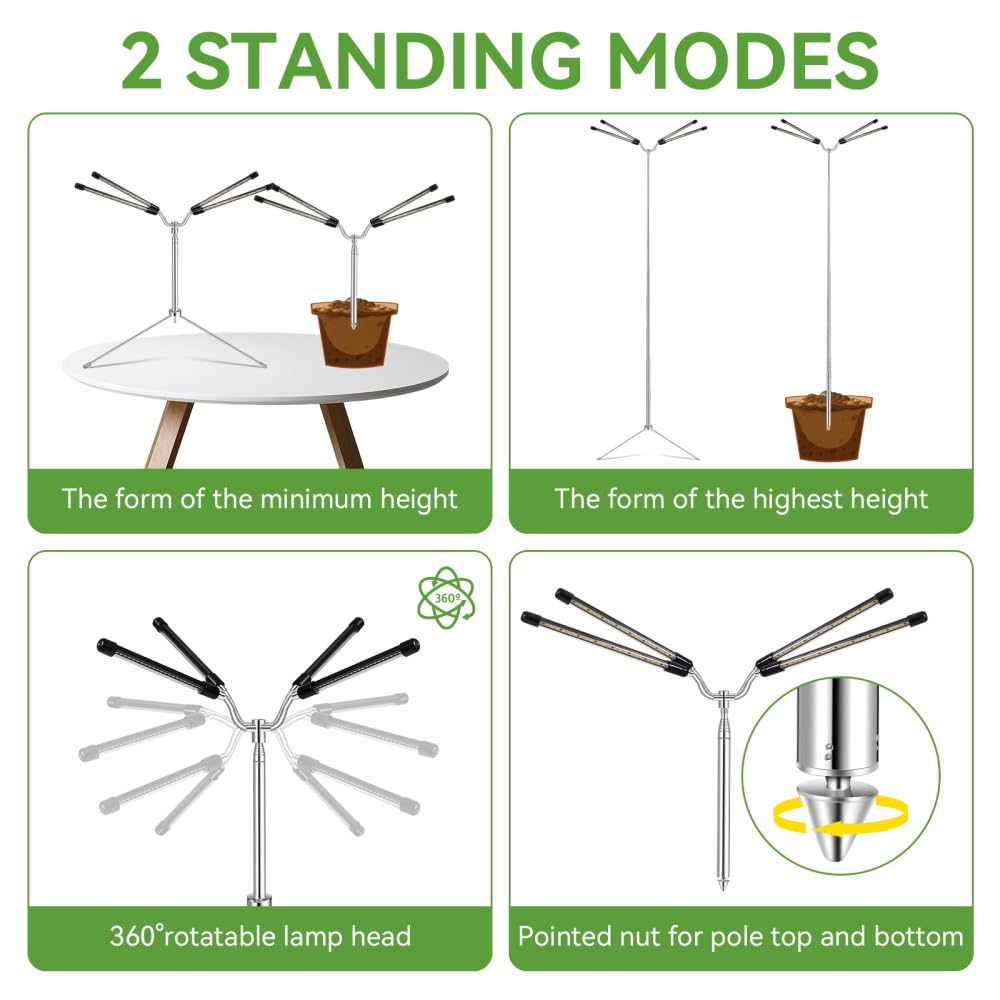 Yiyehu Grow Light in modern home setting