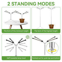 Yiyehu Grow Light in modern home setting
