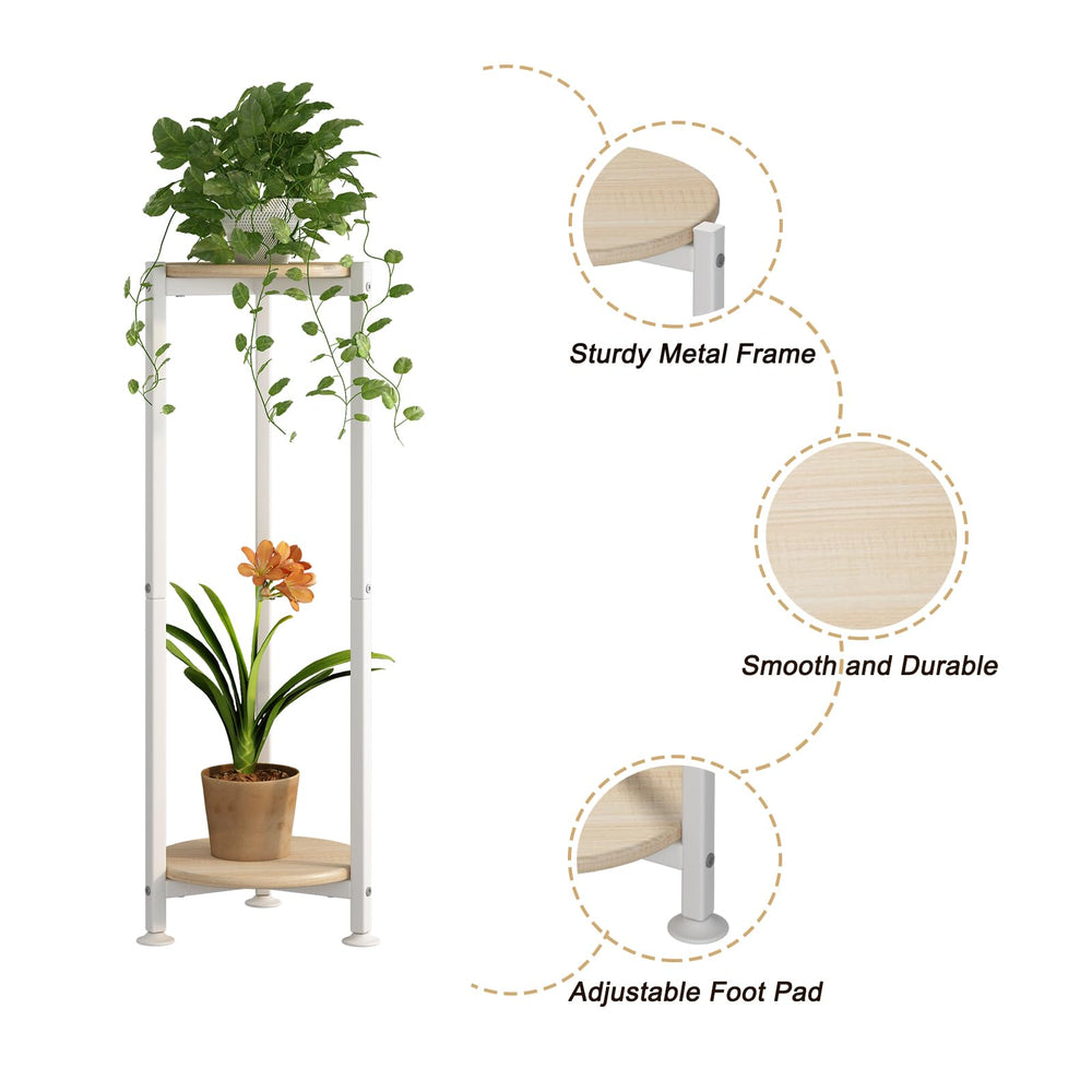 YIZAIJIA 2 Tier Plant Stand assembly instructions