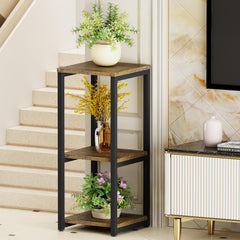 YIZAIJIA 3 Tier Plant Stand with potted plants on display