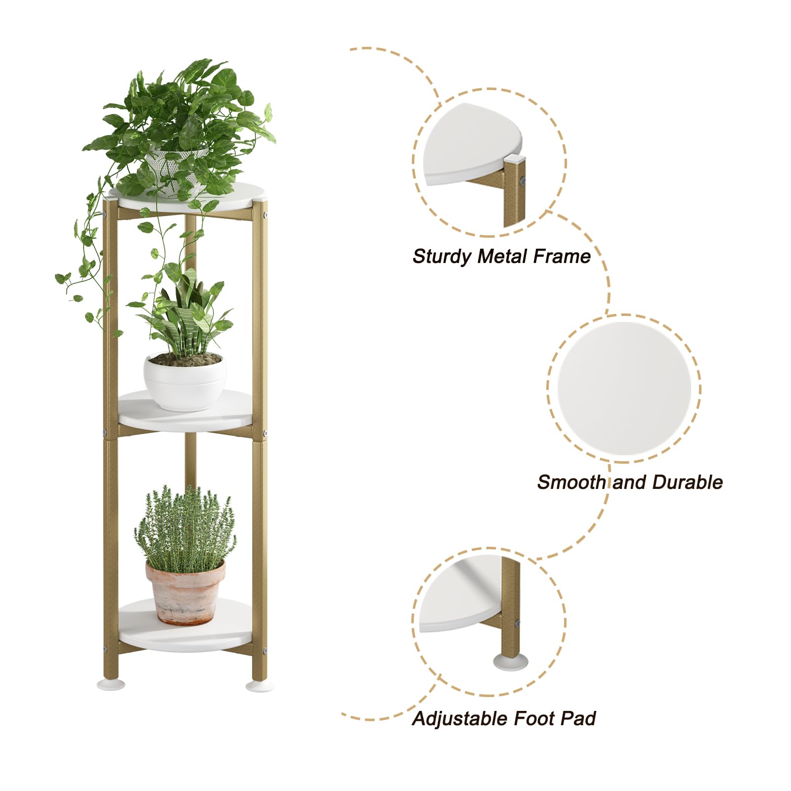 YIZAIJIA plant stand in living room setting