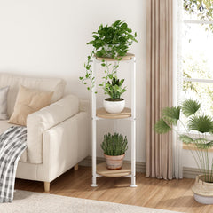 YIZAIJIA Plant Stand side view with potted plants