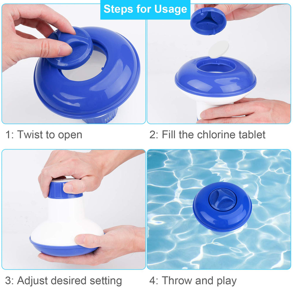 YLYL Chlorine Floater with chlorine tablets inside