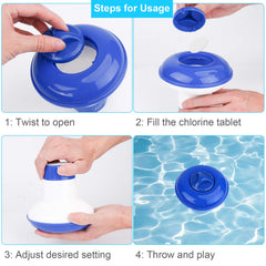 YLYL Chlorine Floater with chlorine tablets inside