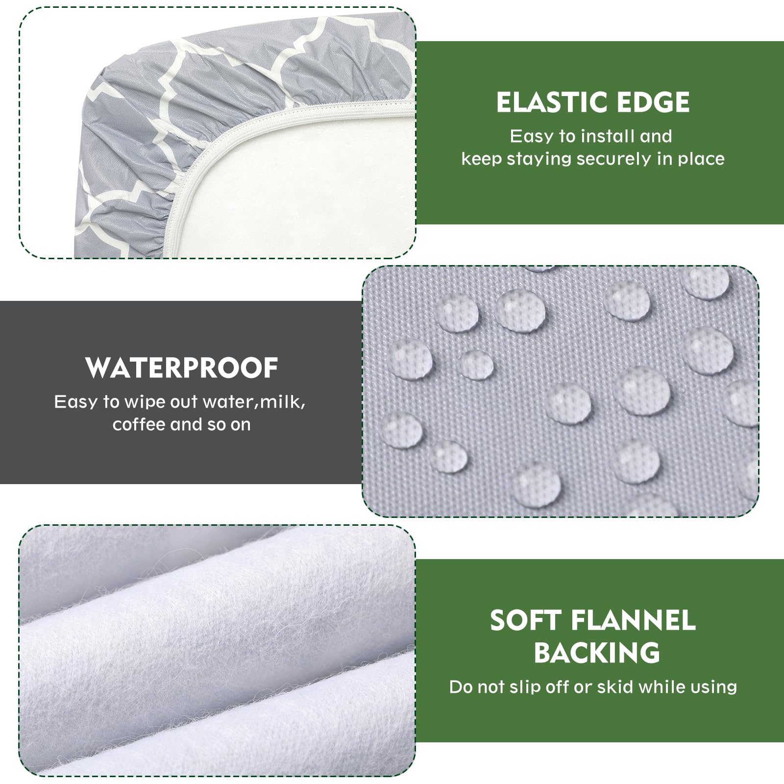 Ymomode picnic table covers set on a picnic table outdoors