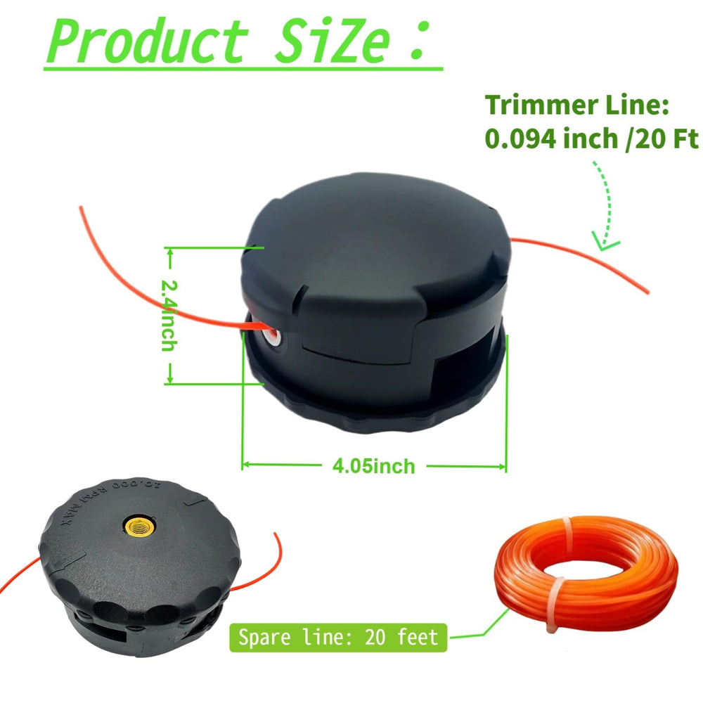 Ynoee string trimmer head with trimmer line included