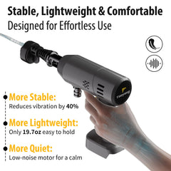 Yoeyang handheld tool kit with 6-in-1 adjustable nozzle