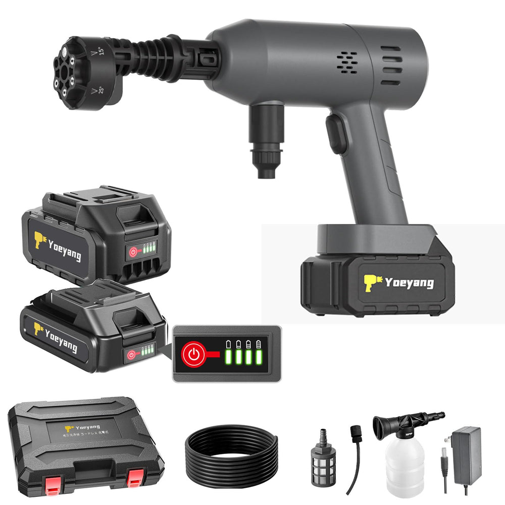 Yoeyang Portable Mini Handheld Tool Kit front view in grey light
